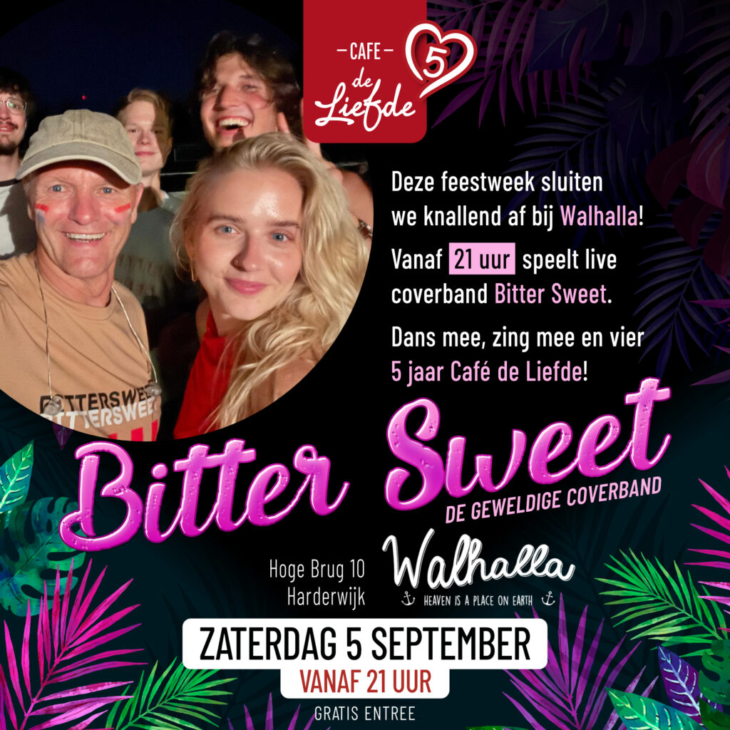Feestdag: Partytime met Bitter Sweet in Harderwijk