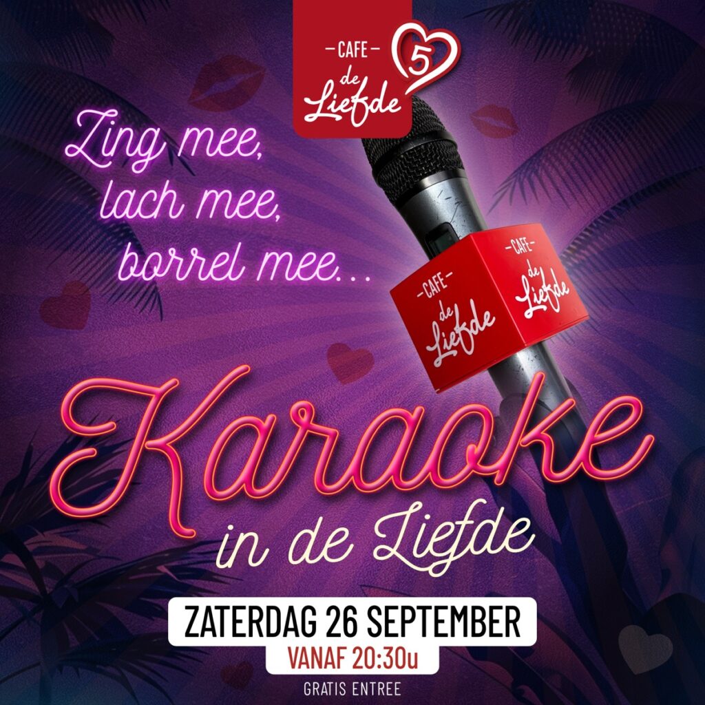Karaoke 26 september in Harderwijk