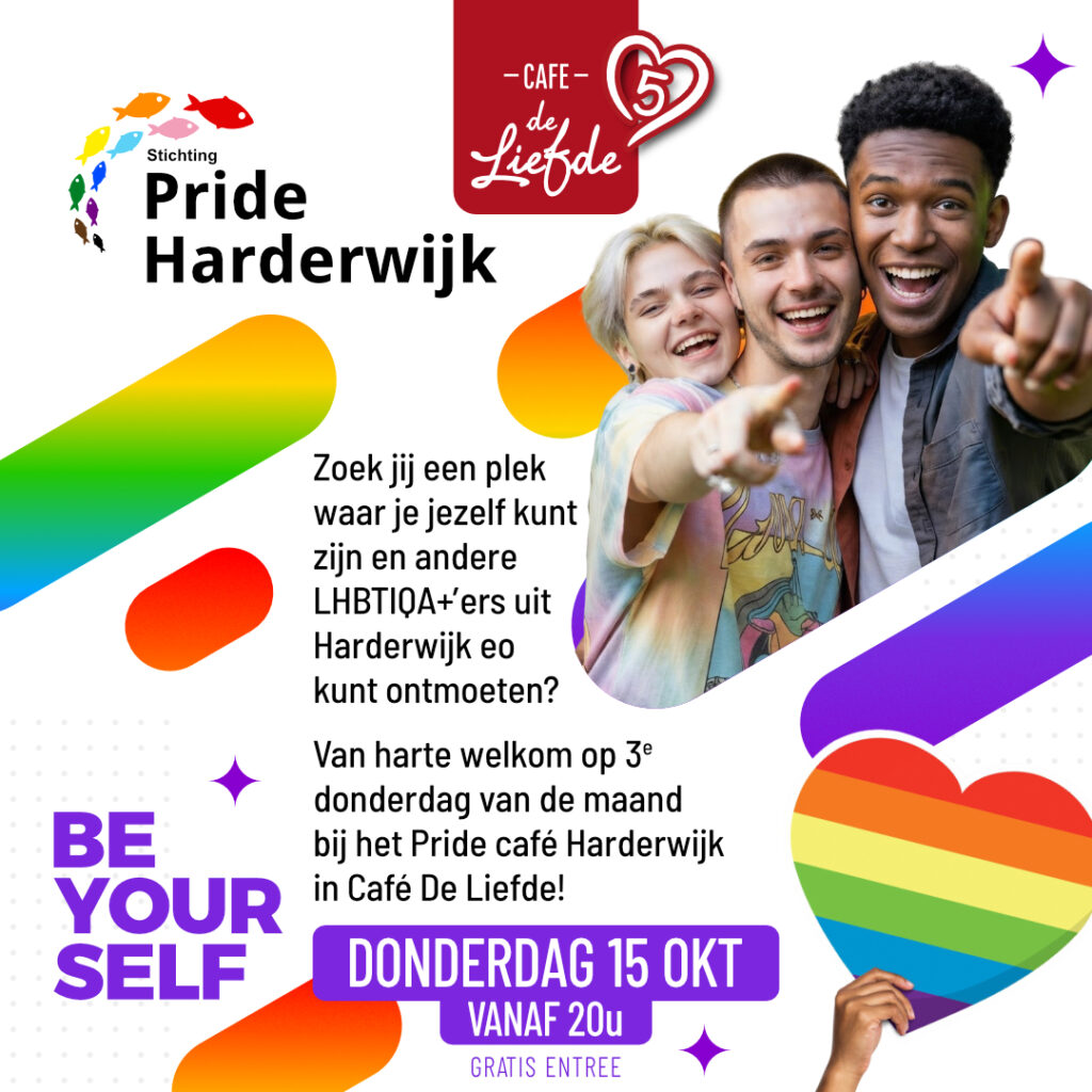 Pride Café 15 okt in Harderwijk