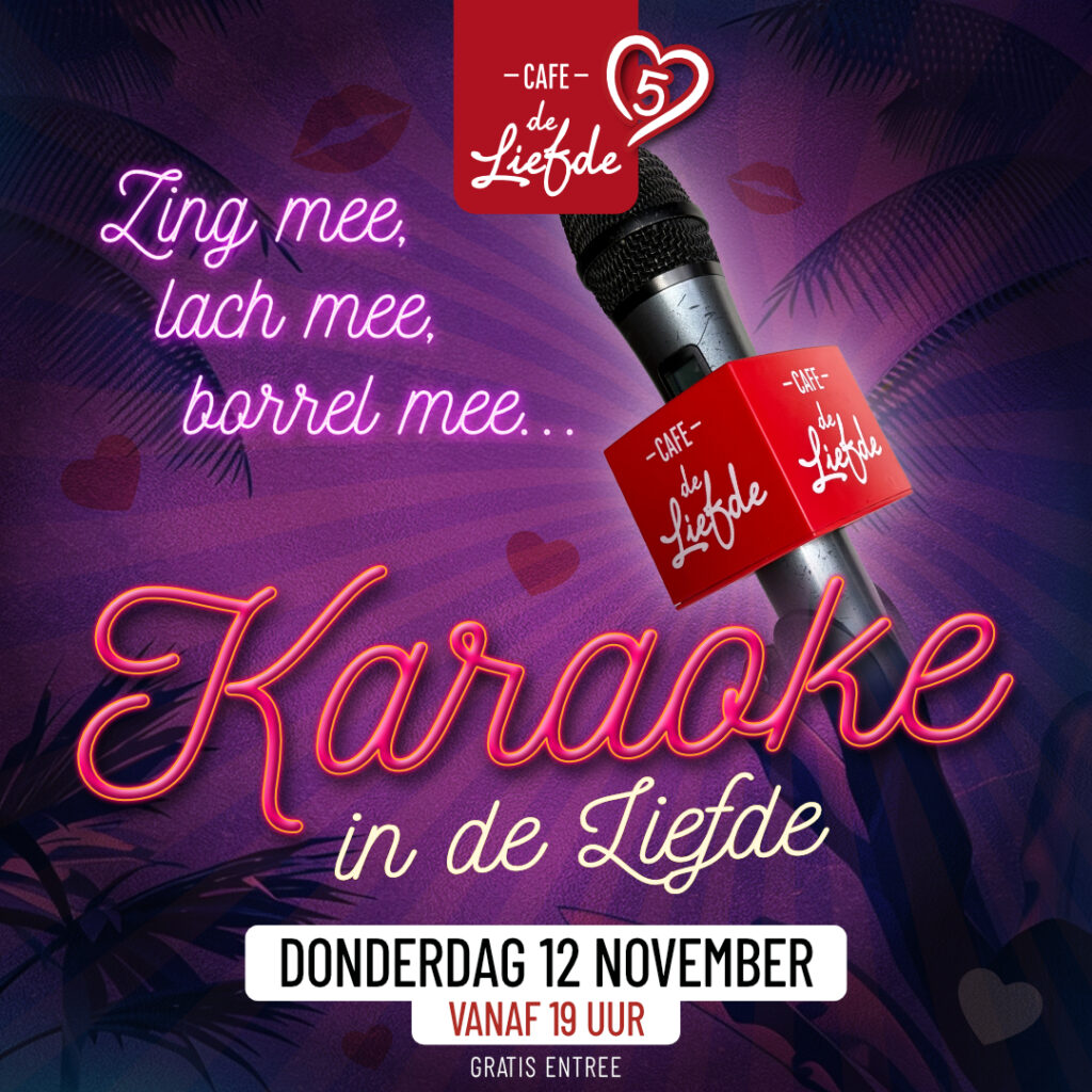 Karaoke 12 november in Harderwijk