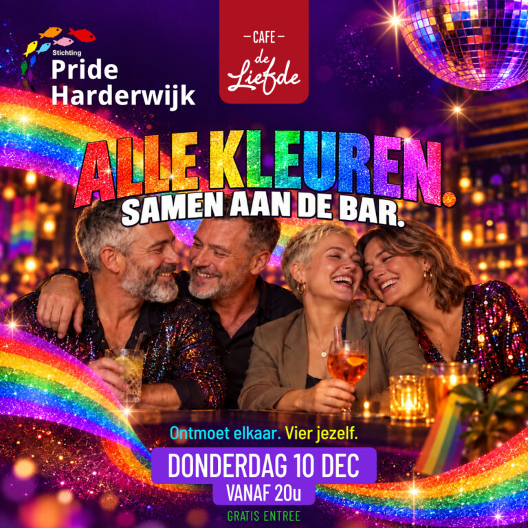 Pride café 10 december — Uitgaan in Harderwijk